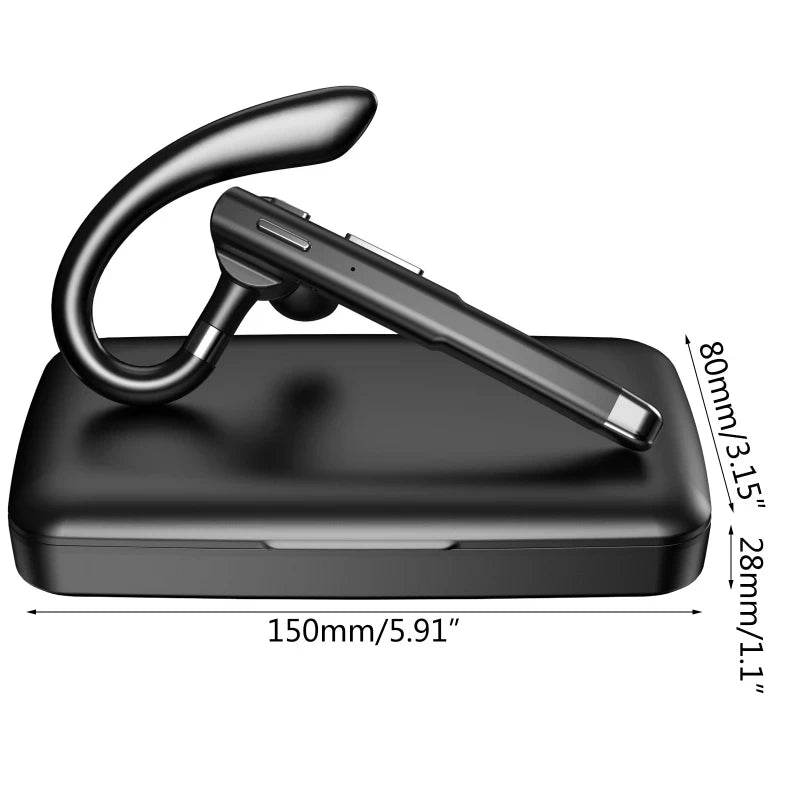 Trucker Bluetooth Headset – Dual Mic, Noise Cancelling & Hands-Free Calling