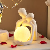 LunaGlow Ceramic Mood Light - Soothing Ambient Lighting for Home Décor