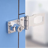 Cabinet Hinge Lock – Zinc Alloy, Screw or Adhesive Mount & 2 Keys