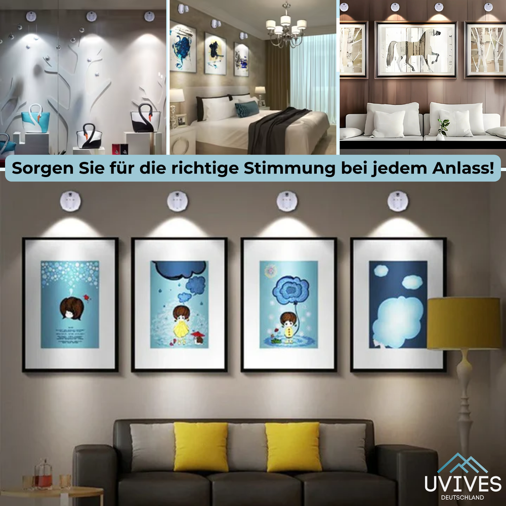 Enhanced Product Title: **Kabellose Dimmbare LED-Leuchte mit Fernbedienung – Flexibel und Kabelos für Innen- und Außenbereich** 

This title includes relevant keywords while providing more detail about the product's features and potential uses, making it