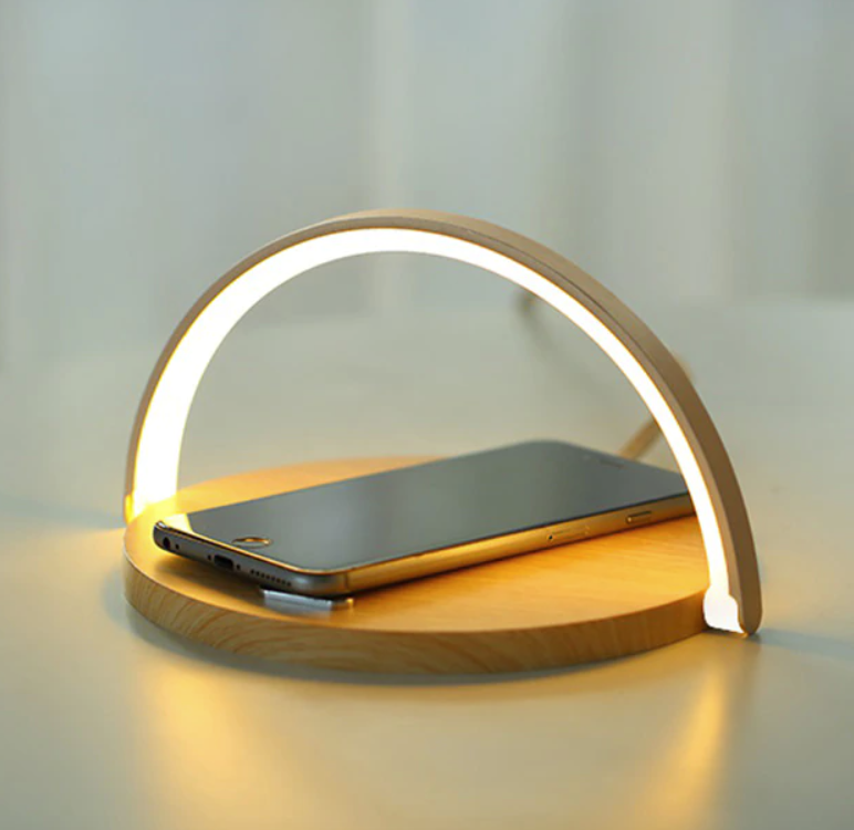 Enhanced Product Title: "Moderne LED-Nachttischlampe mit kabellosem Ladegerät – Stilvolle Tischlampe für Schlafzimmer & Nachttischbeleuchtung" 

This title includes relevant keywords while providing a clear description of the product's features and intend