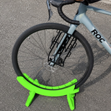 Bike Floor Stand – Fits 30-80mm Tires, Non-Slip Rubber Feet & Compact