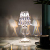 Crystal Table Lamp with Touch Control – LumeCrystal