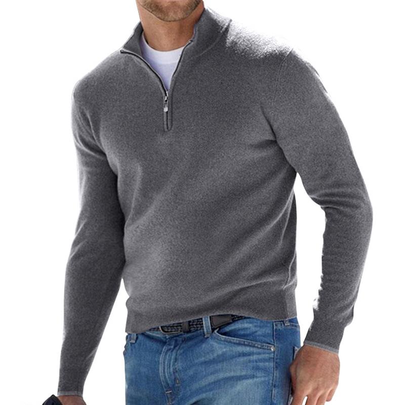 Enhanced Product Title: Erik™ Premium Zip-Up Pullover – Stylish & Comfortable Men's Sweater for All Seasons