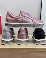 Sienna – Women's Platform Glitter Sneakers