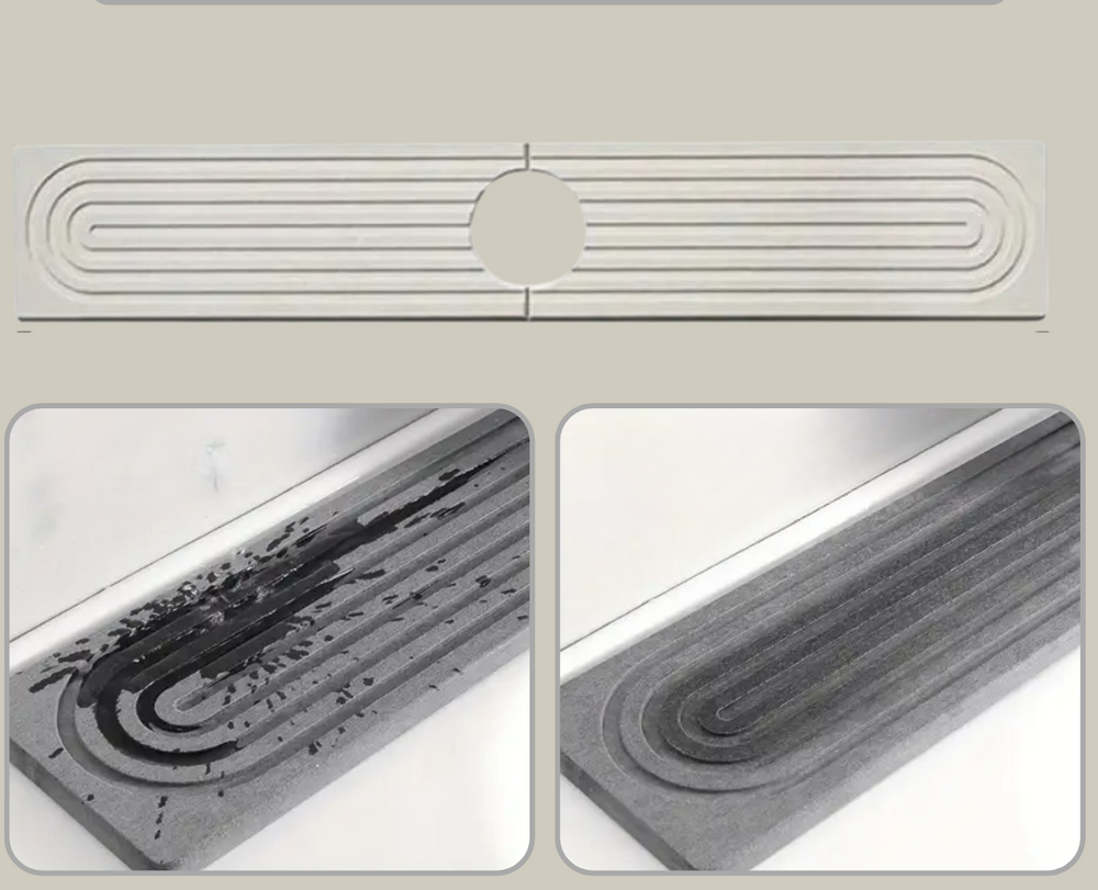 Diatomite Stone Draining Mat – Fast-Absorbing, 60×10cm & Anti-Mould