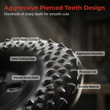 Wood Carving Grinding Disc – 125mm, Carbide Hollow Teeth, for Angle Grinders