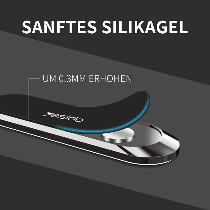 Magnetic Phone Holder – 360° Rotation, 6 N50 Magnets, Nano-Adhesive Base