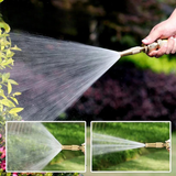Adjustable High-Pressure Hose Nozzle – Brass & Stainless Steel, Fan/Jet Modes & 180 g
