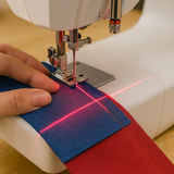 Magnetic Sewing Machine Laser Guide – Universal Fit, Adjustable Width & Crosshair/Dot/Line