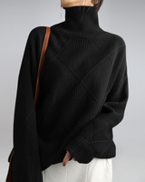 Enhanced Product Title: "Lily Women's Cozy Roll Neck Sweater - Stylish Knit Pullover for Fall & Winter Fashion" 

This title includes relevant keywords and phrases that can help improve visibility and attract potential buyers.