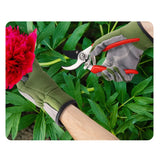 Leather Gardening Gloves – Cowhide Palm, Thornproof, Adjustable Wrist, Unisex