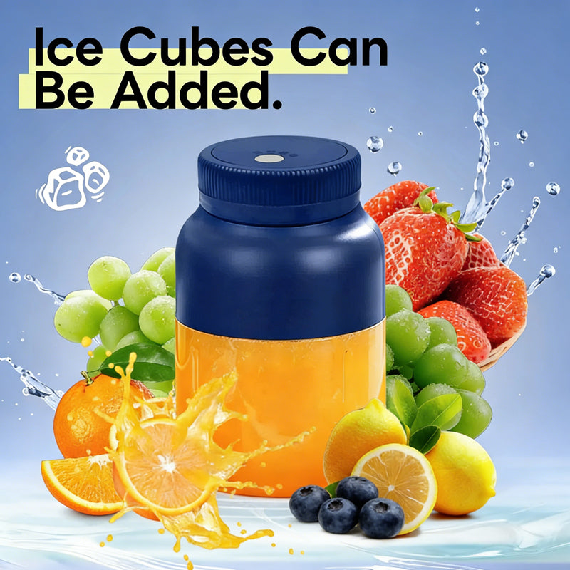 Portable Smoothie Blender – 800ml, USB-C Rechargeable, 80W & Stainless Steel Blades