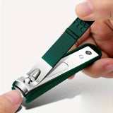 Stainless Steel Nail Clipper Set – 4-Piece, Anti-Splash Design & Nail File