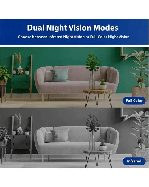 E27 Wireless Security Camera – 1080p, 360° Pan-Tilt & Infrared Night Vision