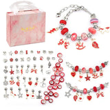Kids Jewelry Making Kit – 100+ Beads, Charms & Adjustable Chains