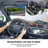 Car Sun Visor Extension – Polarized Panel, Clip-On Mount & 180° Swivel