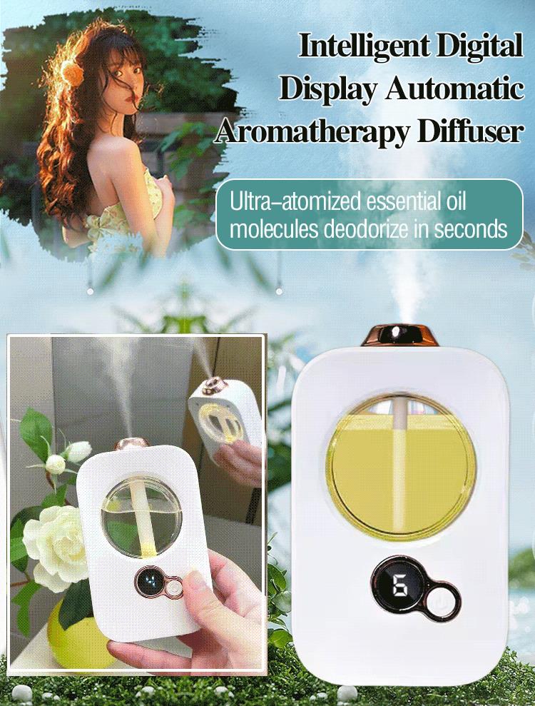 Ultrasonic Aroma Diffuser – 300ml Tank, LED Mood Light & Essential Oils