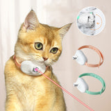 Cat Laser Collar – Motion-Activated, USB Rechargeable & 41° Adjustable Angle