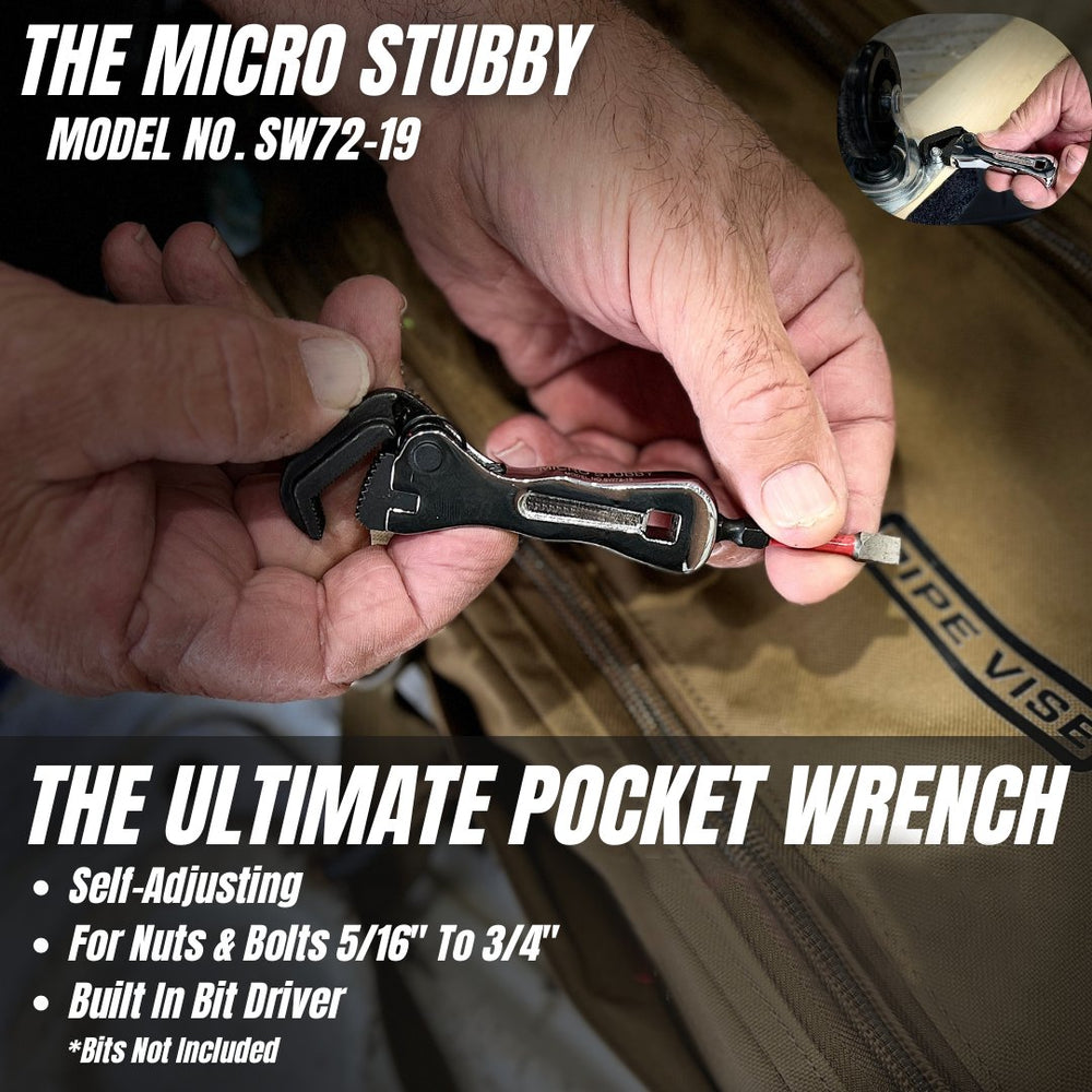 Compact 1/4" Ratchet Wrench – Chrome-Moly Steel, 11cm & Self-Adjusting for Tight Spaces