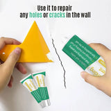 Waterproof Wall Repair Cream – 100ml, Fills Cracks & Holes, Sandable & Paintable
