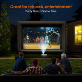 BowLift | Ultra-Bright Mini Projector 3000 Lumen – Portable, HDTV & USB, Ideal for Home Cinema & Outdoors!