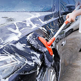 Telescopic Car Wash Mop – 80–135cm Reach, Double-Layer Microfiber Head & 360° Rotation