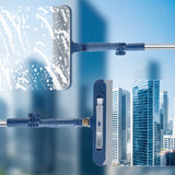 Telescopic Window Cleaner – Squeegee & Sponge, Extends to 120cm for Streak-Free Reach
