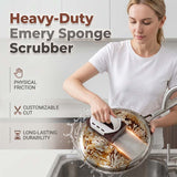 Aluminium Oxide Scouring Sponge – Heavy-Duty, Removable Handle & 5-Pack