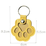 Paw-Shaped Keychain – PU Leather, 5.5cm, Keepsake Storage Compartment