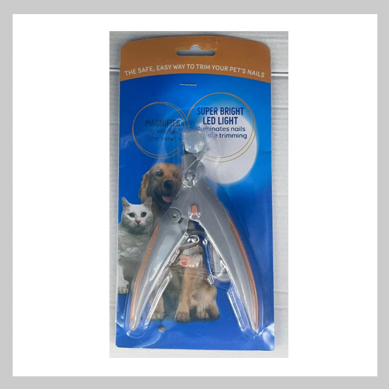 Optimized Product Title: "Tierkrallen-Schere mit LED-Licht – Auswechselbare Edelstahlklinge für präzises Trimmen von Haustierkrallen" 

This title includes relevant keywords for better visibility and clarity while maintaining the original product features