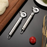 Optimized Product Title: "Edelstahl Nudelpresse – Frische Pasta Maker für hausgemachte Nudeln aus Teig" 

This title includes relevant keywords while clearly conveying the product's purpose and material, enhancing its visibility in Google Shopping searche