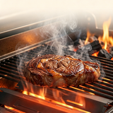 Adjustable Grill Grate – Porcelain-Coated Steel, Expands 30–53cm, Rustproof