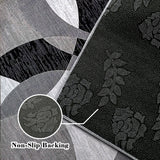 Orbit Weave Geometric Rug | Soft Velvet Non-Slip Floor Mat