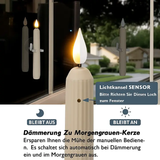 Optimized Product Title: "6er-Set LED-Fensterkerzen mit Dämmerungssensor – Realistische Warmweiß Flackernde Flamme für Gemütliche Abende & Festliche Dekoration" 

This title includes relevant keywords while maintaining clarity and appeal for potential buy