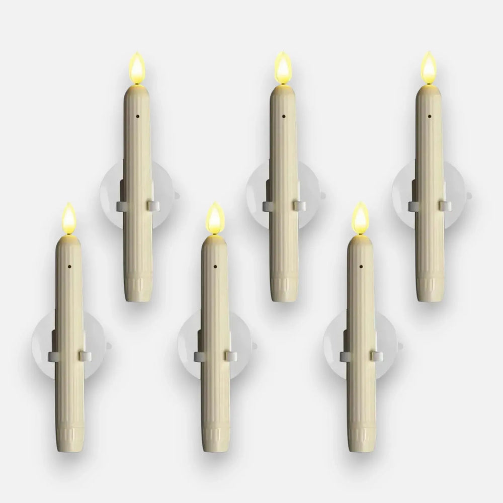 Optimized Product Title: "6er-Set LED-Fensterkerzen mit Dämmerungssensor – Realistische Warmweiß Flackernde Flamme für Gemütliche Abende & Festliche Dekoration" 

This title includes relevant keywords while maintaining clarity and appeal for potential buy