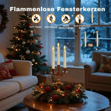 Optimized Product Title: "6er-Set LED-Fensterkerzen mit Dämmerungssensor – Realistische Warmweiß Flackernde Flamme für Gemütliche Abende & Festliche Dekoration" 

This title includes relevant keywords while maintaining clarity and appeal for potential buy