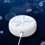 Vegetable Washer – USB Swirl Technology, Waterproof & Compact 10×7cm