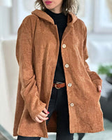 Enhanced Product Title: **Cordia™ - Bequeme Kapuzen-Cordjacke für Damen | Stylische und Gemütliche Freizeitjacke** 

This title includes relevant keywords for better visibility on Google Shopping while maintaining clarity and appeal.