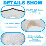 Kids Toilet Training Seat – Foldable, Non-Slip TPR Base & 8cm Splash Guard