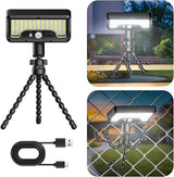 Solar Motion Sensor Security Light – IP65 Waterproof, Flexible Tripod & 360° Rotating Head