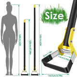 Stainless Steel Garden Hoe – Ergonomic Long Handle, 120/160cm & Sharp Blade