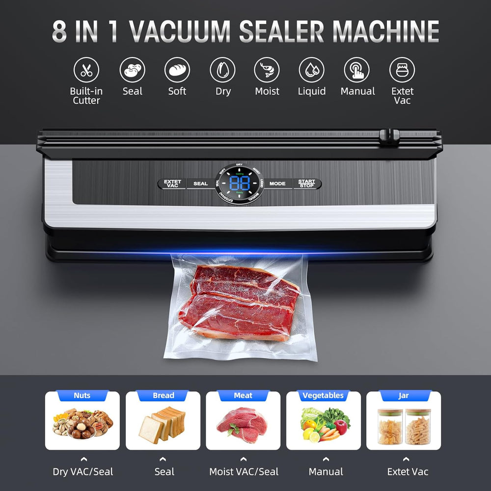 Optimized Product Title: **Vakuumierer mit integriertem Schneidmesser – Effiziente Lebensmittelaufbewahrung & weniger Verschwendung** 

This title includes relevant keywords while emphasizing the product's benefits, making it more appealing for Google Sho