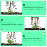 Enhanced Product Title: "Robuster Unkrautentferner mit 4-Zinken-Klaue – Effektives Gartenwerkzeug für müheloses Unkrautjäten" 

This title includes relevant keywords while emphasizing the product's effectiveness and durability, making it more appealing fo