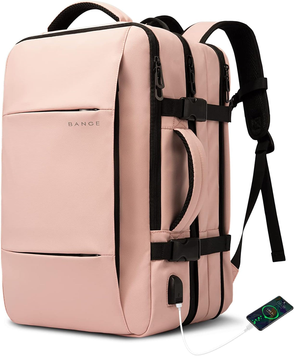 Expandable 26-45L Waterproof Travel Backpack with Laptop Sleeve & Versatile Duffle Carry - Perfect for Hiking, Camping, and Daily Use