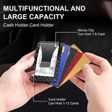 RFID-Schutz Slim Wallet mit Geldclip – Eleganter Kartenhalter für sicheres Aufbewahren