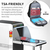 50L Extra Large Water-Resistant Travel Laptop Backpack with USB Charging Port - Ideal for Business & Outdoor Use