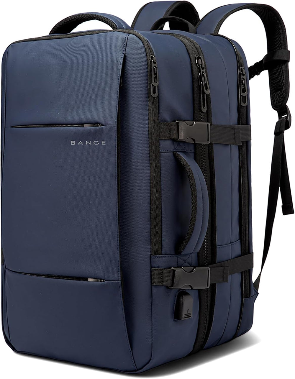 Expandable 26-45L Waterproof Travel Backpack with Laptop Sleeve & Versatile Duffle Carry - Perfect for Hiking, Camping, and Daily Use