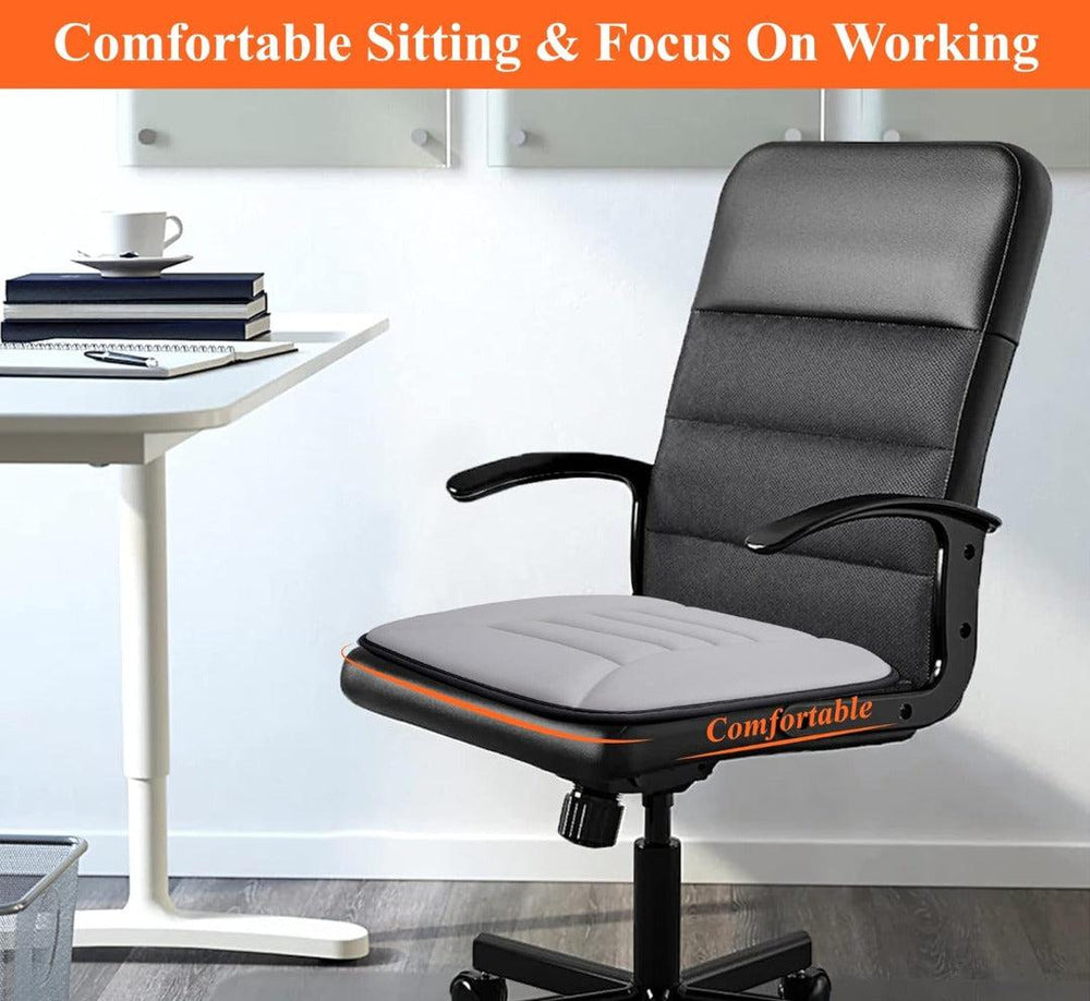 Memory Foam Car Seat Cushion – Ergonomic Gel Support, 54×47cm & Breathable Cover