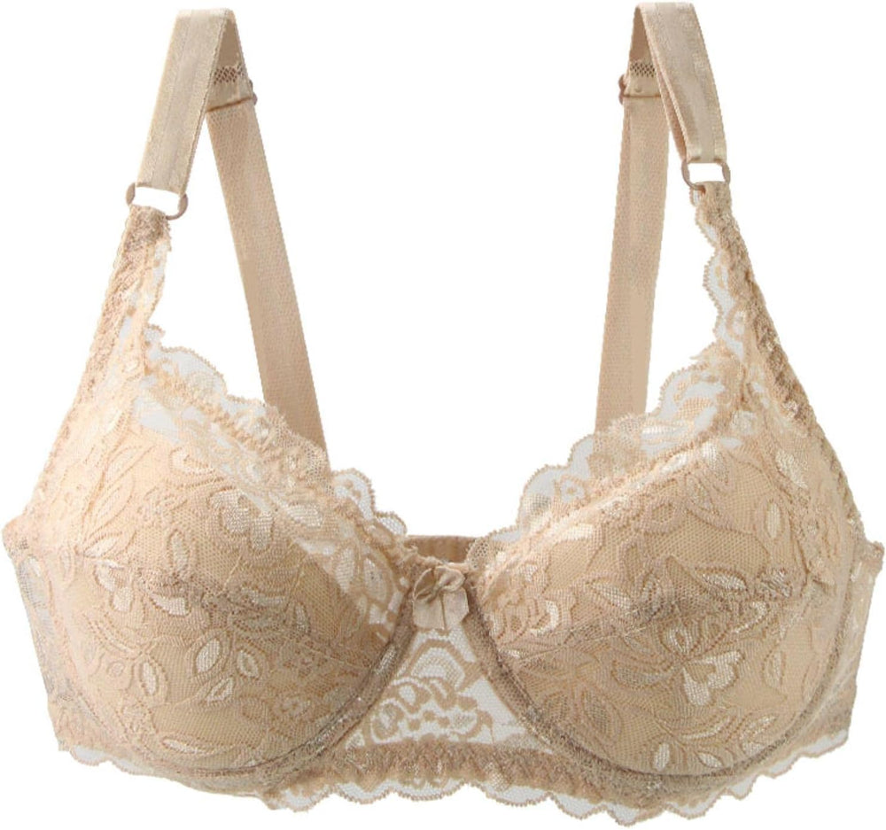 Plus-Size Lace Bra - Sexy & Elegant Design for Comfort and Style